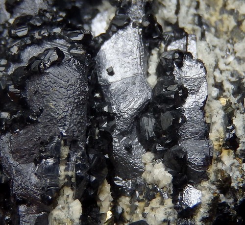 SPHALERITE &GALENA - lustrous crystals ! -- ROMANIA - Maramures - HERJA /pj236 - Picture 7 of 17