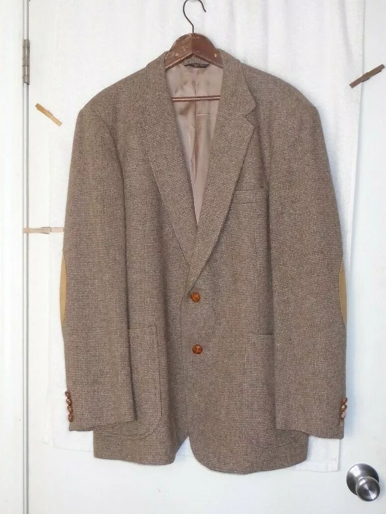 The Gallery by Haggar Men s 46R Vintage Brown Classic Formal Suit