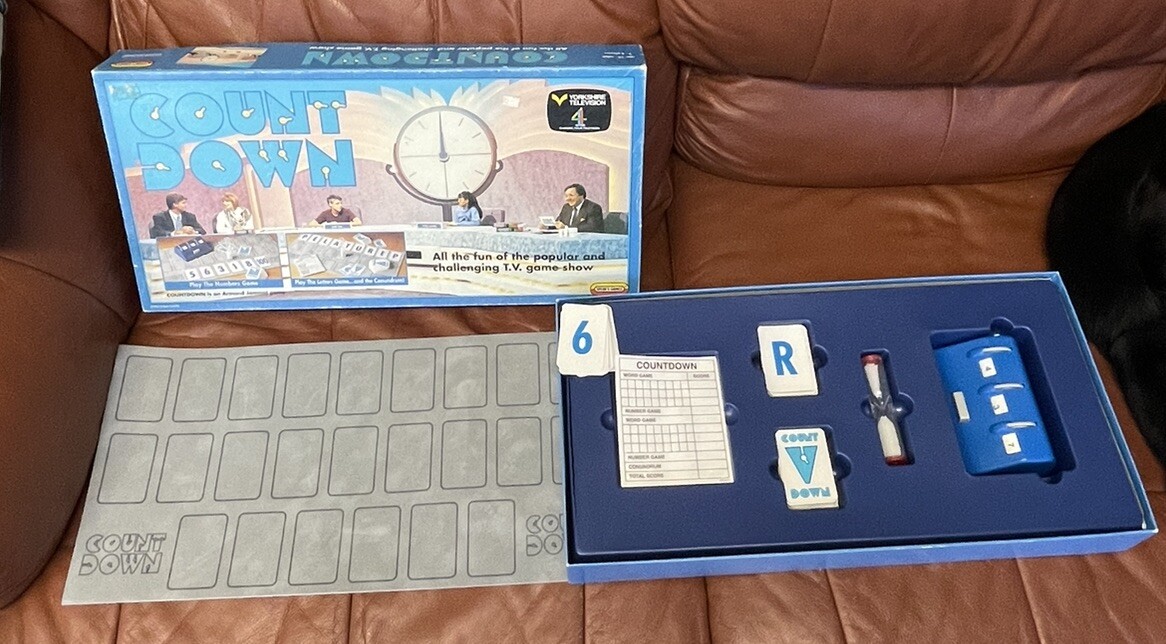 Vintage Countdown Board Game by Spear's Games 1993  ~ Complete Spears