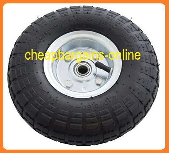 10in x 4.10/3.504 WHEEL HAND TRUCK HAND TROLLEY WHEEL PNEUMATIC TYRE
