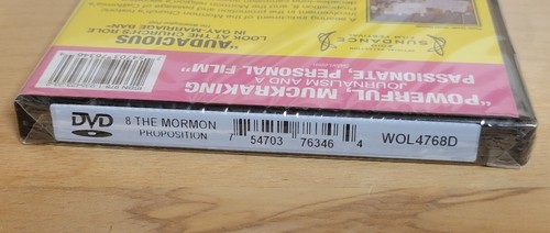 RARE BRAND NEW SEALED 8: The Mormon Proposition Equality For Some (DVD) 2010 - Picture 3 of 3