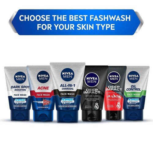 NIVEA Men Face Wash for Oily Skin& Oil Control for 12hr Oil Control / 50gm - Picture 5 of 6