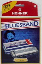HOHNER - 1501BX - Blues Band Harmonica, Key of C - Chrome