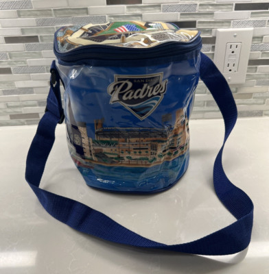 San Diego Padres Baseball Petco Park Vinyl Cooler Bag Strap Zip
