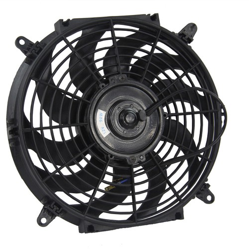 12"/90W Car Electric Cooling Fan Radiator Intercooler 12V Slimline Push