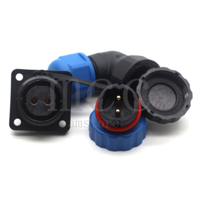 SD20 2pin Waterproof IP67 Power Connector Plug Socket,25A Cable Wire Connector