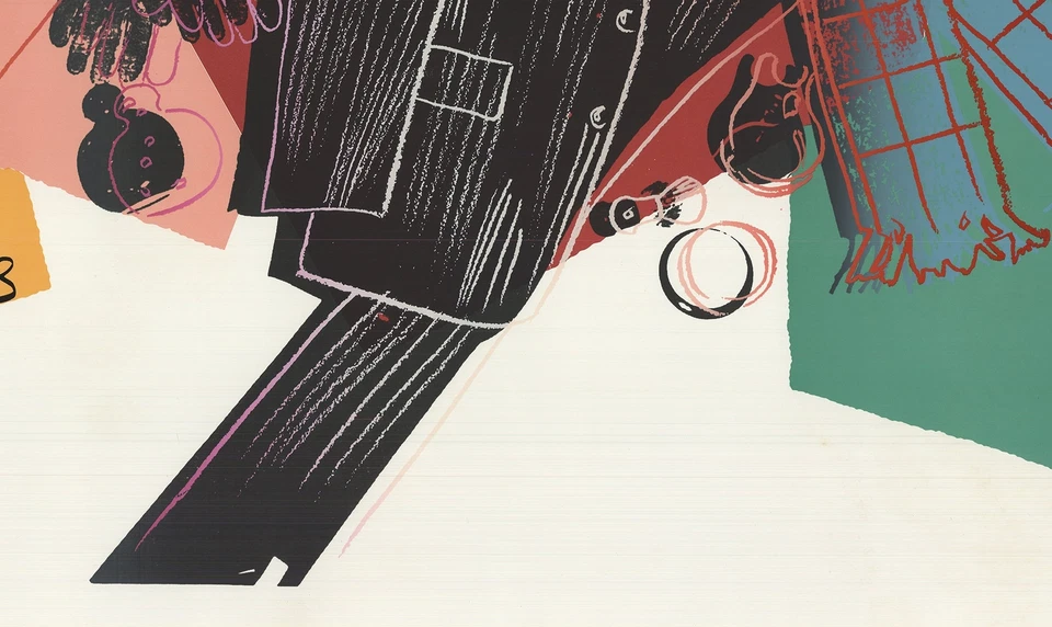 Póster de campaña publicitaria Andy Warhol Halston 22,75" x 29,5" serigrafía 1982 Po Foto 4 de 4