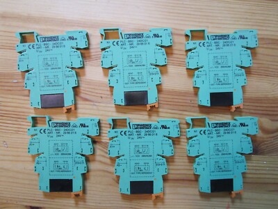 Lot of 6 Phoenix Contact PLC-BSC.24DC/21 2966016