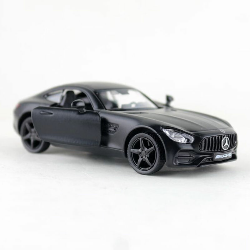 AMG GTS Toy Car Diecast Model Car 1:36 Toys for Boys Kids Gifts Matte Black