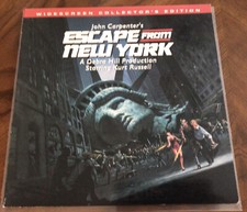 ESCAPE FROM NEW YORK KURT RUSSELL WIDESCREEN COLLECTOR  S EDITION LASERDISC