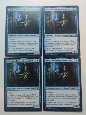 Vhal, Candlekeep Researcher x 4 Commander Legends: Battle for Baldur's Gate 