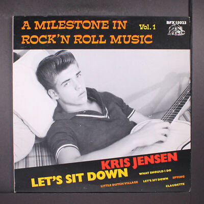 KRIS JENSEN: let's sit down BEAR FAMILY 12'' LP 33 RPM Germany