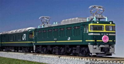 KATO 3066-2 EF81トワイライトエクスプレス N Scale Kato 3066-2 EF81 Twilight Express Color Japanese Electric