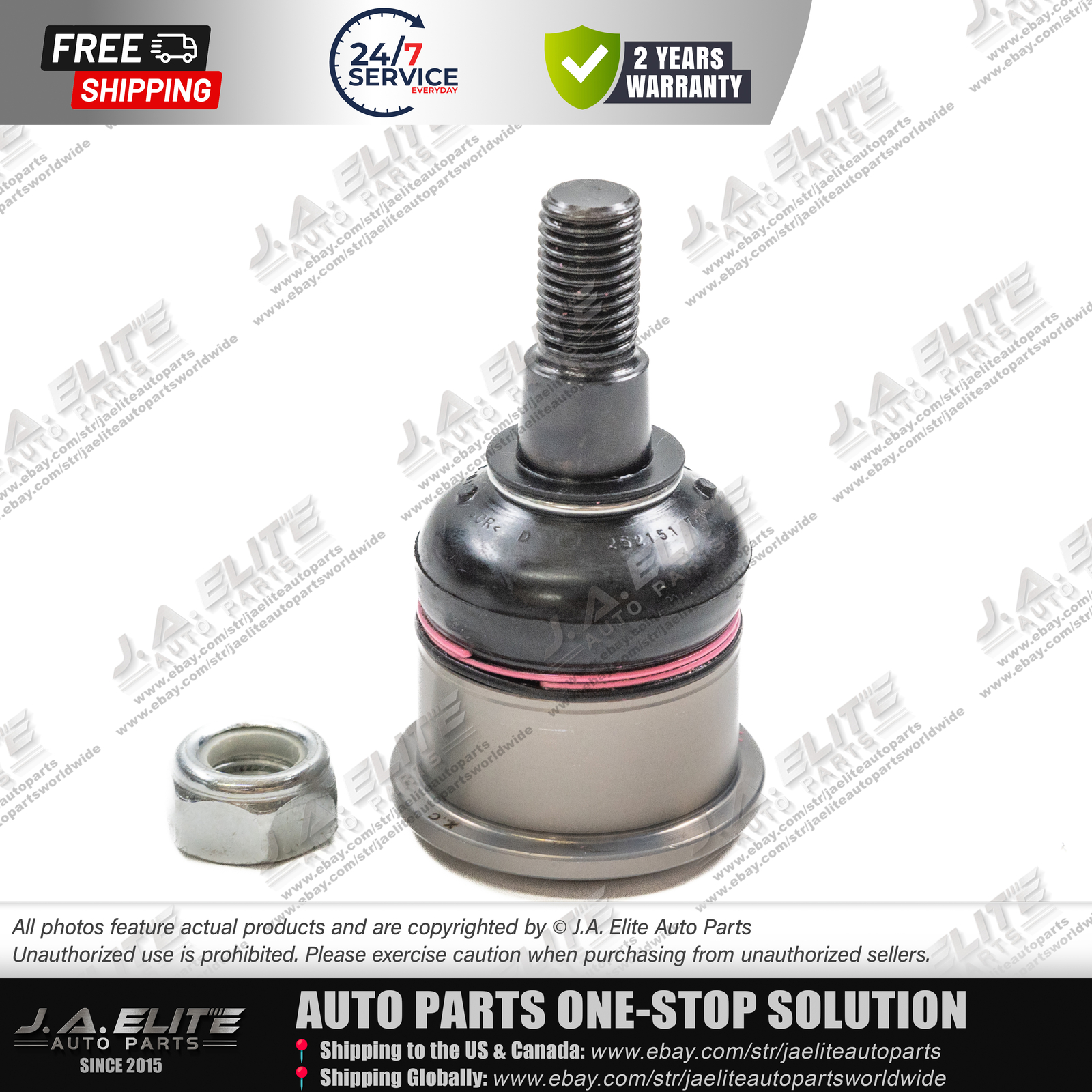 Front Upper Control Arm Ball Joint for Bentley Arnage, Rolls Royce Silver Seraph