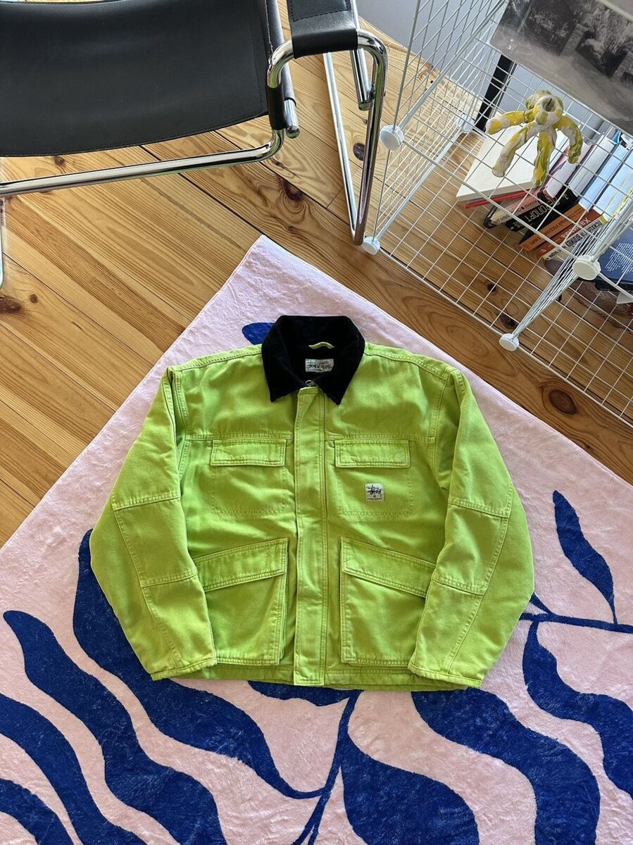 Stussy Washed Canvas Shop Jacket Lime | eBay Stussy Washed Canvas Shop Jacket Lime | eBay