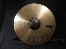 21" SABIAN HHX GROOVE SIZZLE RIDE CYMBAL, EXCELLENT, RIVETS, SUPER GROOVY DEMO
