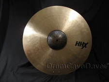 21" SABIAN HHX GROOVE SIZZLE RIDE CYMBAL, EXCELLENT, RIVETS, SUPER GROOVY! DEMO