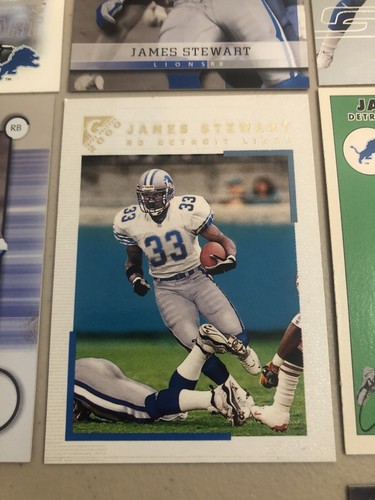 Tarjetas de fútbol americano James Stewart 🏈 Detroit Lions 🏈 Lote de 14 tarjetas 🏈F215 - Imagen 7 de 12