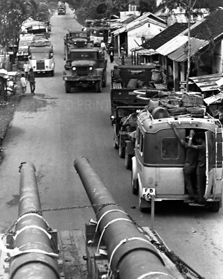 Marine Convoy Near Da Nang 1969 Photograph 7th Motor Transport Bn Vietnam 8X10