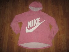 Girls NIKE fleece lined hooded hoodie sweatshirt sz XL