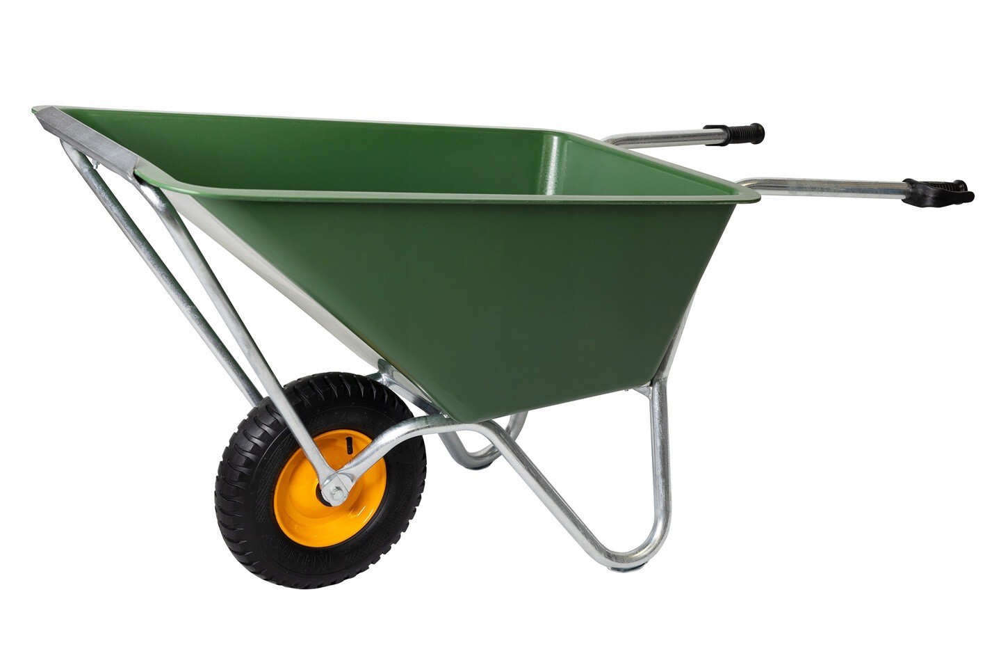 Kelberg Schubkarre AGRO 170 L- 1 Garten Bau Hof Verzinkt PP Mulde 7mm 6PR 