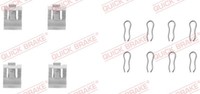 Quick Brake 109-1055 ZubehöRset, Scheibenbremsbelag FüR Abarth, Alfa Romeo,Fiat