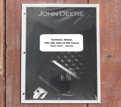 John Deere 5200, 5300, 5400, 5500 Tractor Technical Service Repair Manual TM1520