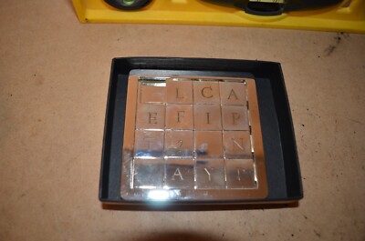 LINKS OF LONDON HEAVY SILVER PLATE SLIDING PUZZLE