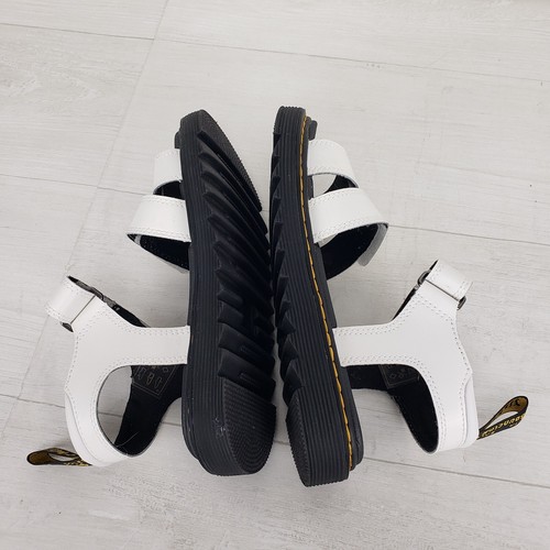 Sandali Dr. Martens KLAIRE J bianchi con cinturino alla caviglia in pelle misura 5L/4M - Foto 8 di 10