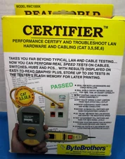 NOB Byte Brothers Triplett Real World Certifier RWC1000, RWC1000K2CS. See Pics!!