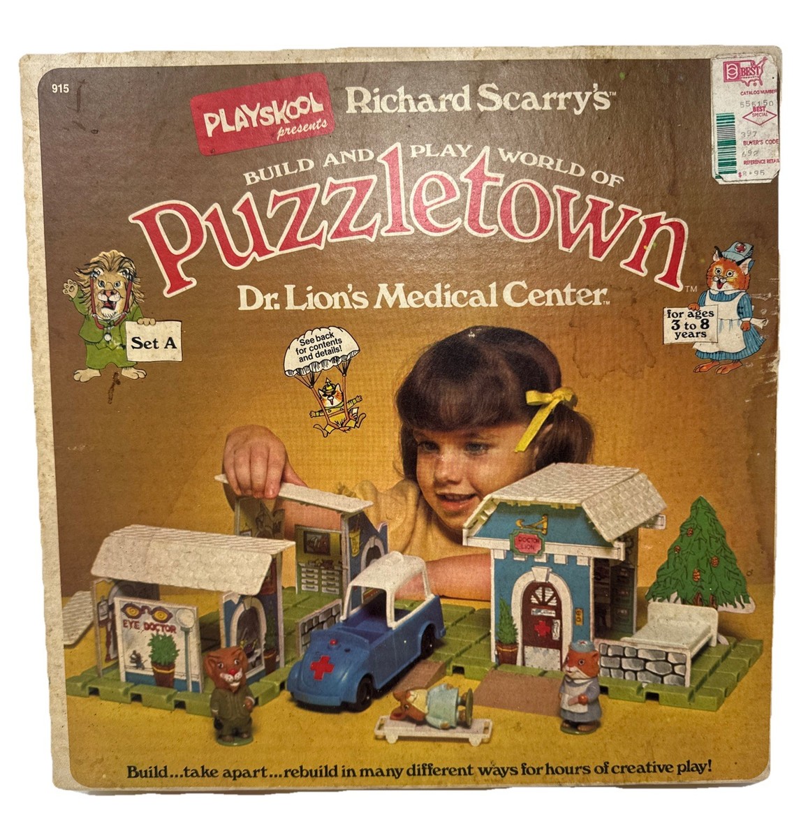 Playskool Richard Scarry's Puzzletown Set A Dr. Lion's Medical