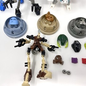 LEGO Bionicle Lot Original Toa Mata Set of 8 + Masks (8531-8536)