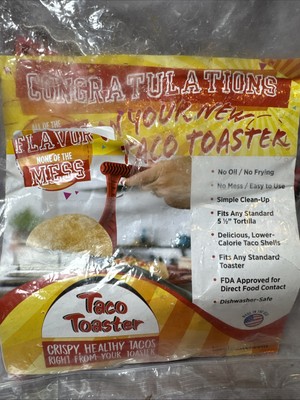 2 Taco Shell Makers Crispy Taco Shells from Toaster Elevate Your Taco Experience