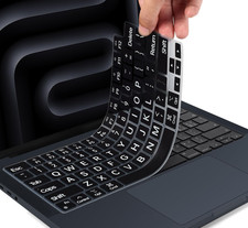 Large Print Keyboard Cover for Macbook Neo 13", Air 13 15, Pro 14 16