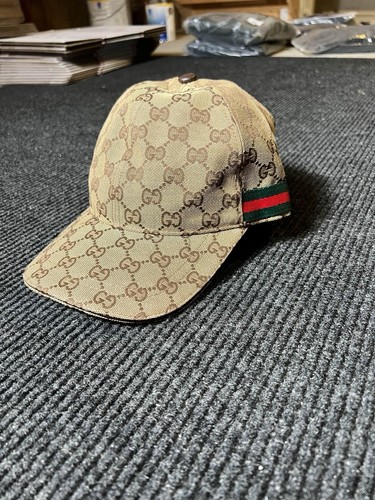 Gucci Monogram Baseball Cap Size M Adjustable US Canvas