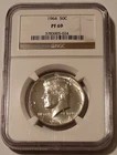 NGC 1964 Kennedy Silver Half Dollar Unc Proof PF69*
