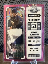 Trevor Hoffman 2023 Panini Chronicles Contenders Optic Pink Velocity FOTL /17