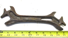 Antique Old Monticello Iowa   Hall    Farm Wrench Tool