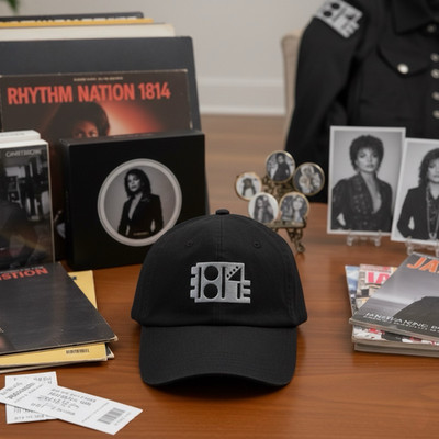 Rhythm Nation Hat 1814 Rare Vintage Jackson Anniversary Cap