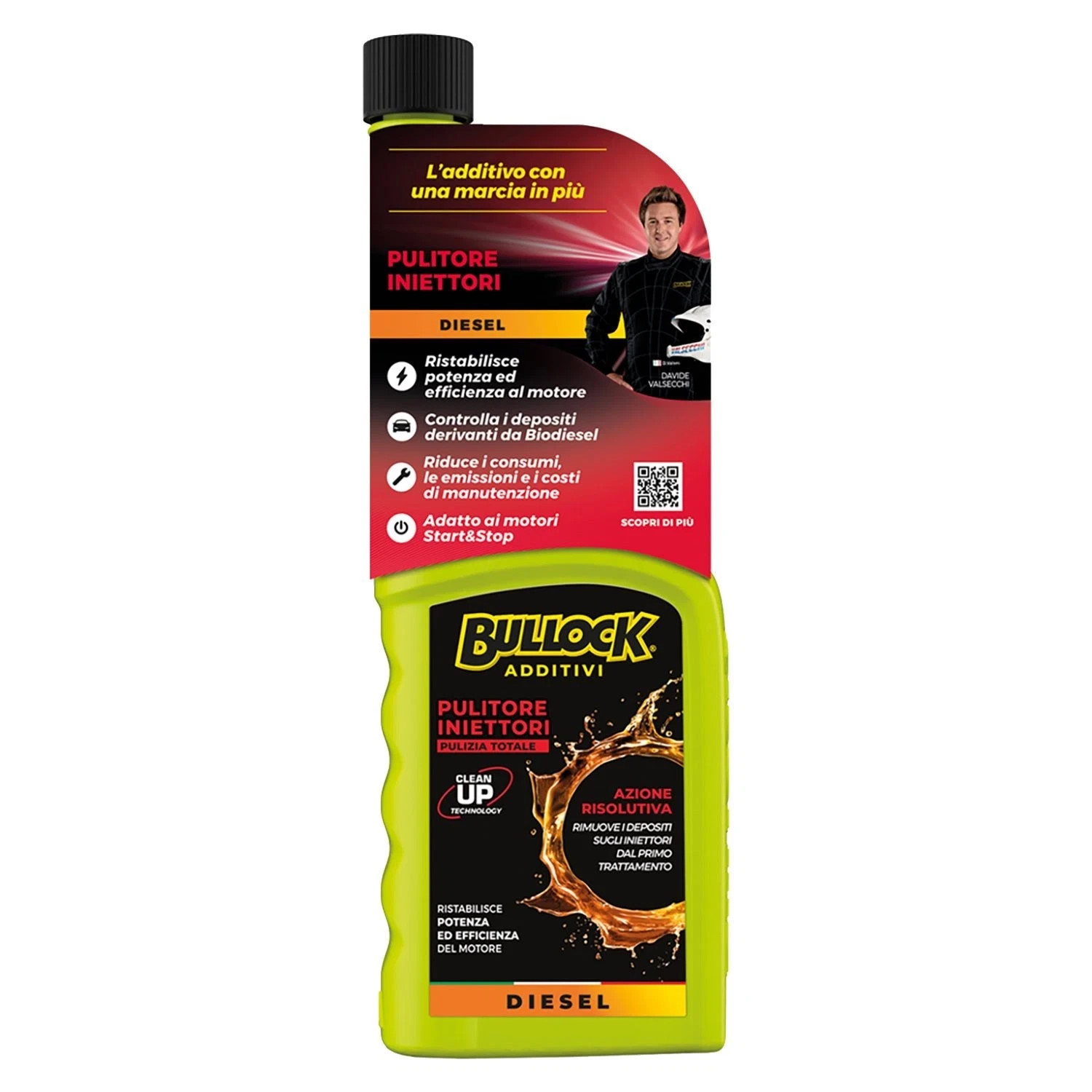 BULLOCK 127002 PULITORE INIETTORI PER MOTORI DIESEL 250ml START-STOP COMMON RAIL