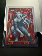 MARVEL TOPPS CHROME 2026 - RED RAYWAVE REFRACTOR WHITE FOX 1/5 #196