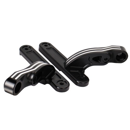 Fog Light Mounting Bracket Turn Signal Support For Harley FLHTCU FLHX FLHT 14-ON - Picture 7 of 10