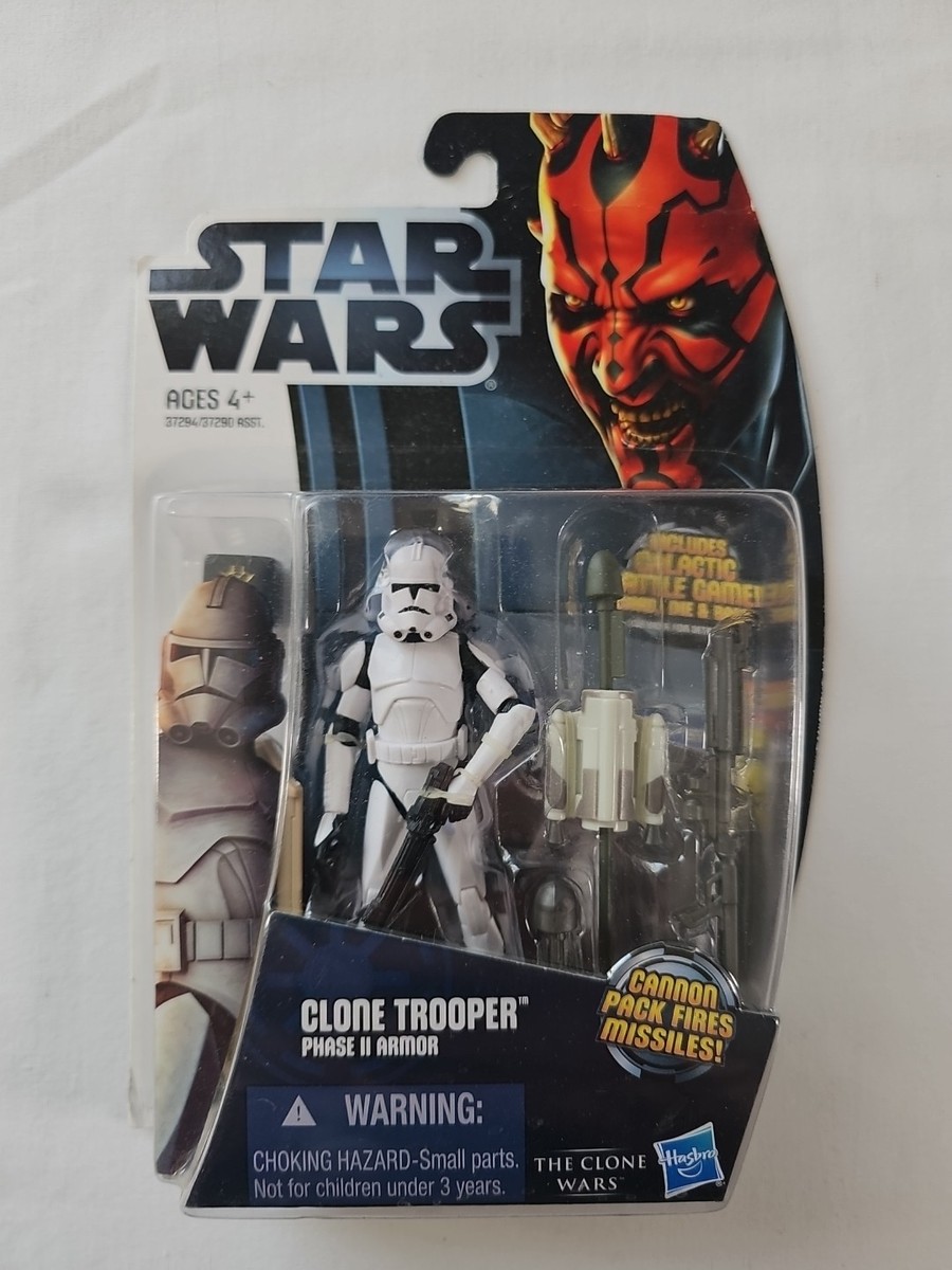 2012 Star Wars Clone Wars CLONE TROOPER Phase II Armor Figure NEW