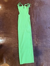Green Knit Long Dress
