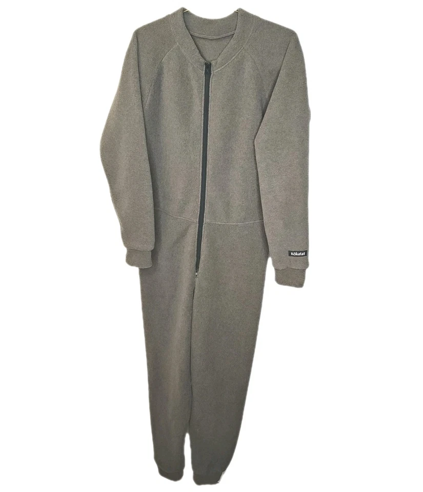 Mono polar Kokata Polartec adulto gris mediano esquí capa base leñador de colección EE. UU. Foto 2 de 4