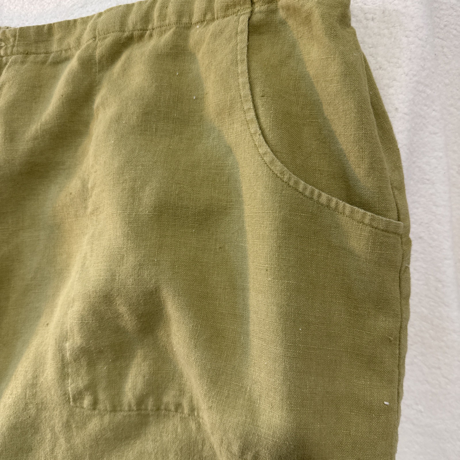 Bridgewater Studio 100% Linen Button Zip Pockets … - image 3