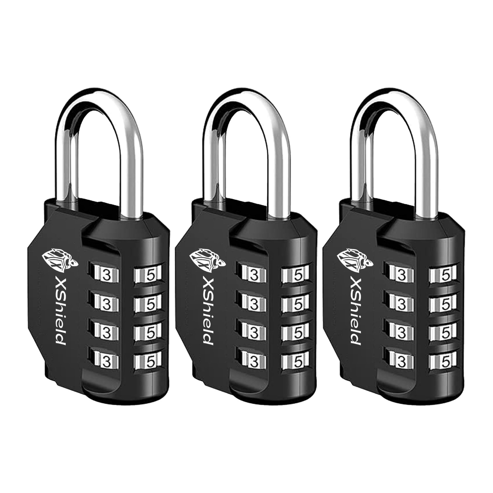 XShield 4-Digit Combination Padlock Heavy-Duty Keyless Lock with 10000 C 5990₽