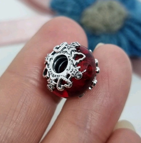 Original Pandora Weihnachtszauber Murano Glas Charm 💕 S925 ALE