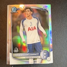Topps 2023-24 Bowman Chrome 1st Luca Williams-Barnett Tottenham UEFA Youth Card