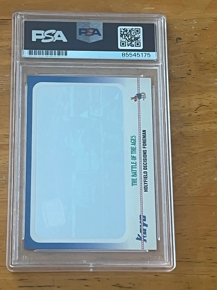 SUPER RARE 1991 Kayo George Foreman #100 Autographed Signed PSA/DNA Newly Graded - Image 2 of 2